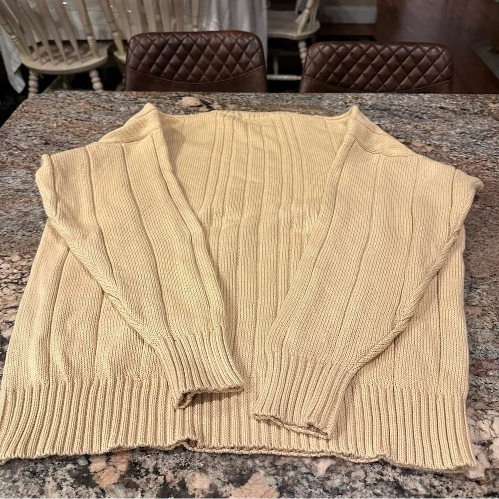 Gant Preppy Cable Knit Sweater - Tan